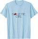 Southie Girl - With Heart T-Shirt - T-Shirt | Light Blue