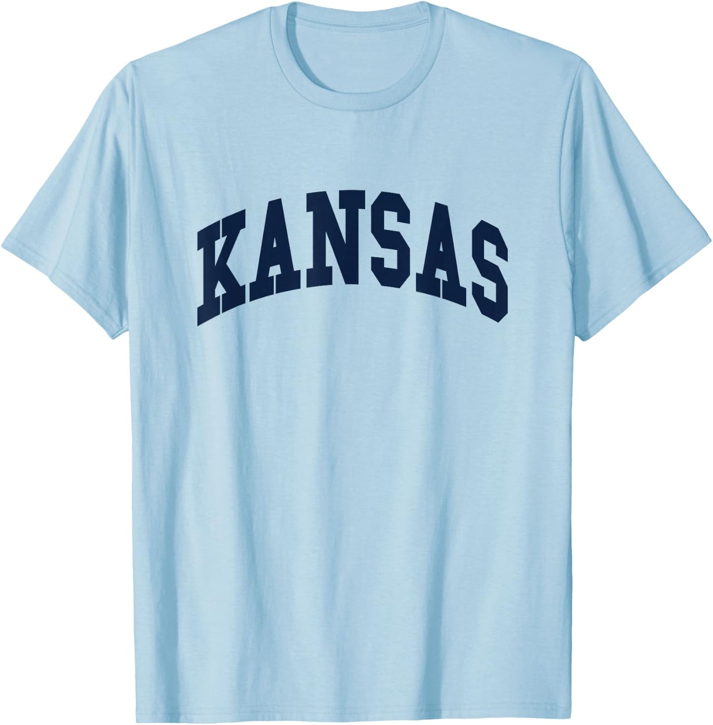 KANSAS - Throwback Design - Classic T-Shirt - T-Shirt | Light Blue