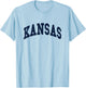 KANSAS - Throwback Design - Classic T-Shirt - T-Shirt | Light Blue