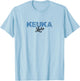 Keuka Lake Finger Lakes Fishing NY Upstate Keuka Gift T-Shirt - T-Shirt | Light Blue