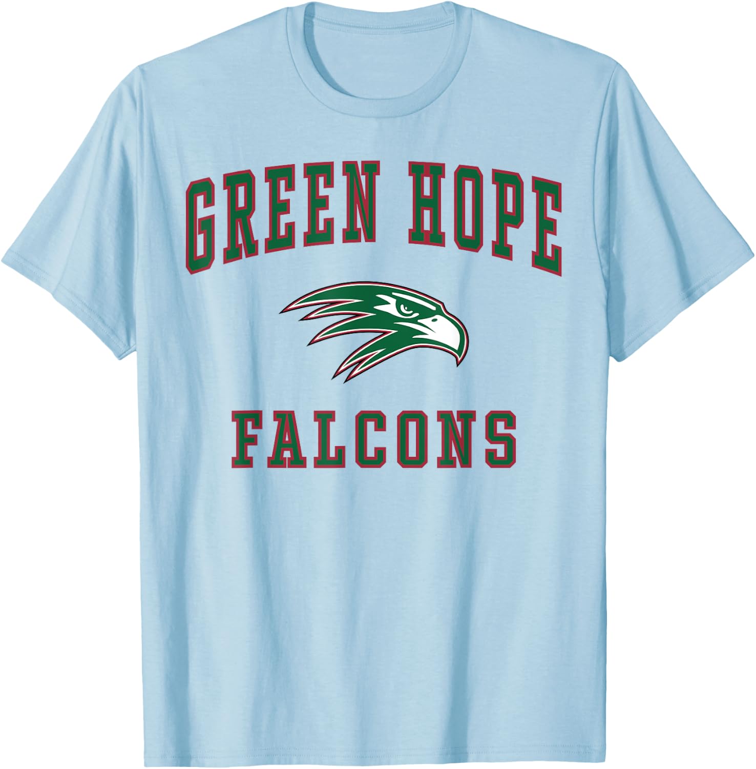 Green Hope High School Falcons T-Shirt - T-Shirt | Light Blue