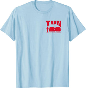 FIFA World CUP26 Tunisia Ball in Goal T-Shirt - T-Shirt | Light Blue