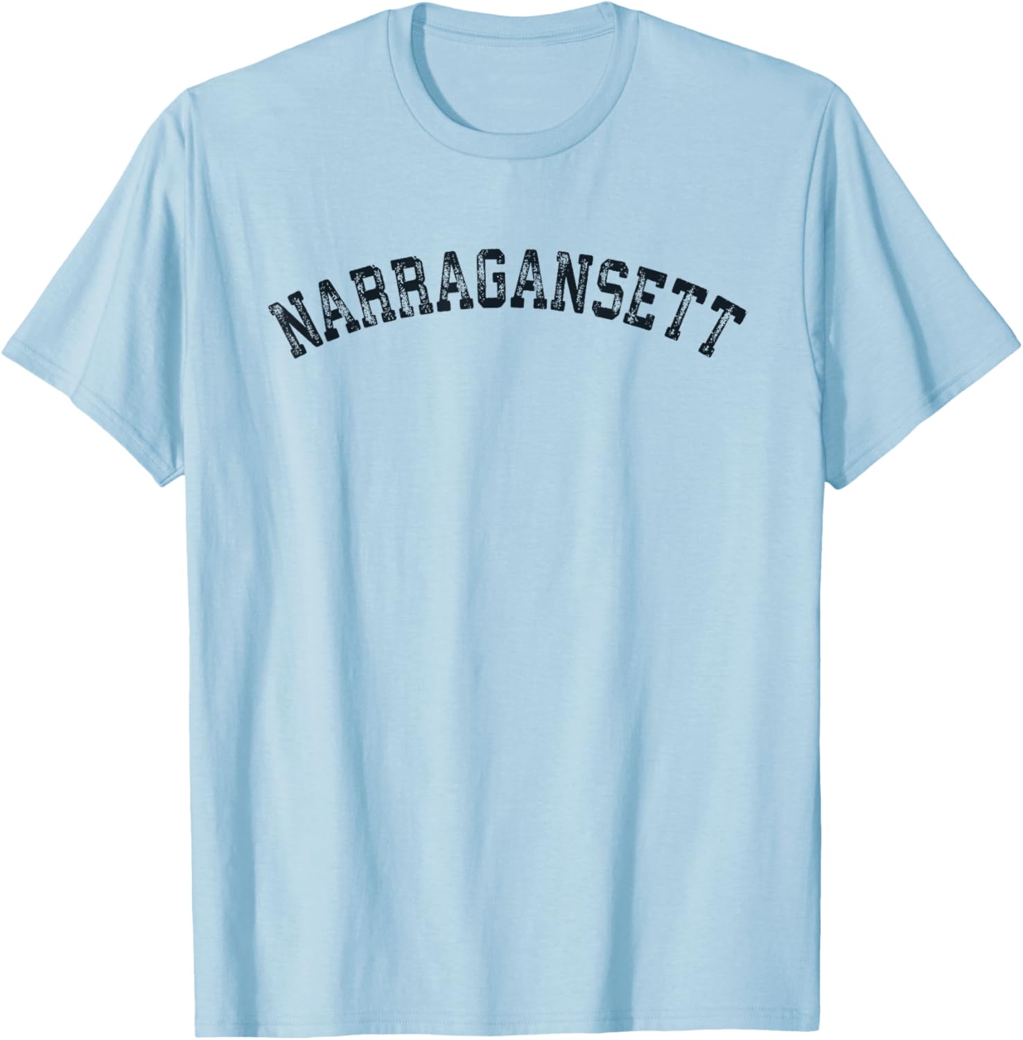 Vintage Narragansett RI T Shirt Scrum Old 401 Retro Sports T T-Shirt - T-Shirt | Light Blue