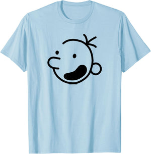 Diary of a Wimpy Kid Wimpy Kid Head T-Shirt - T-Shirt | Light Blue