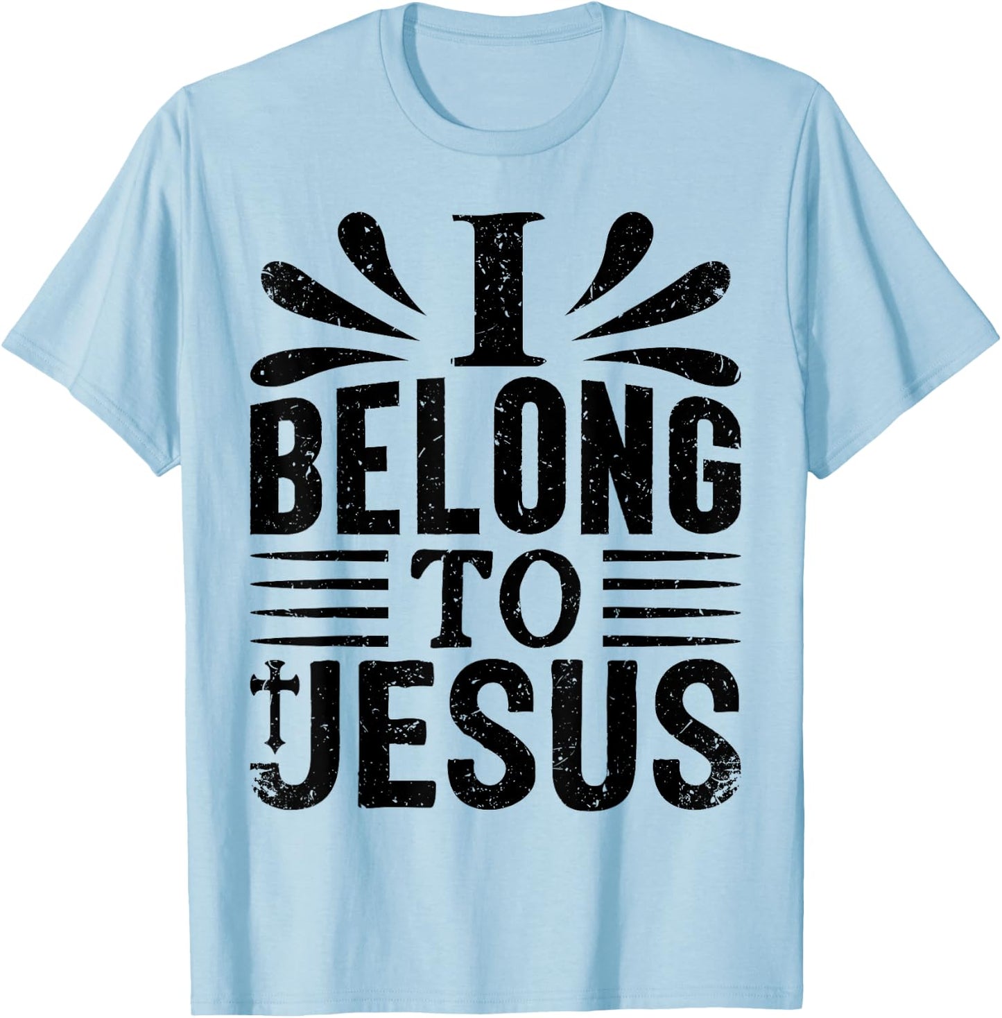 I belong to Jesus T-Shirt - T-Shirt | Light Blue