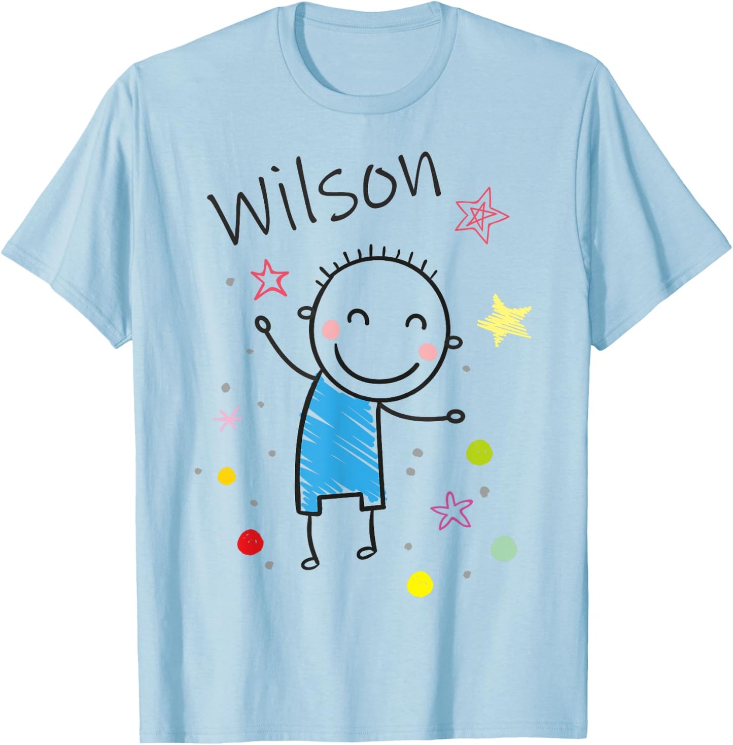 Wilson T-Shirt - T-Shirt | Light Blue