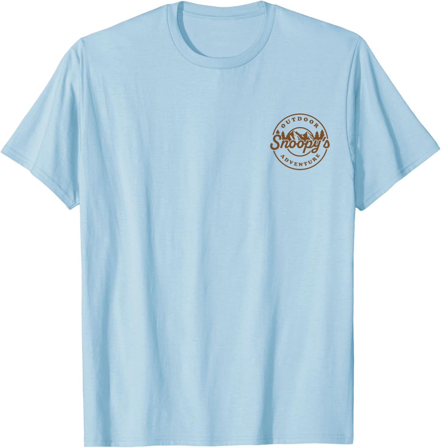 Peanuts - Snoopy - Beagle Scouts Outdoors T-Shirt - T-Shirt | Light Blue