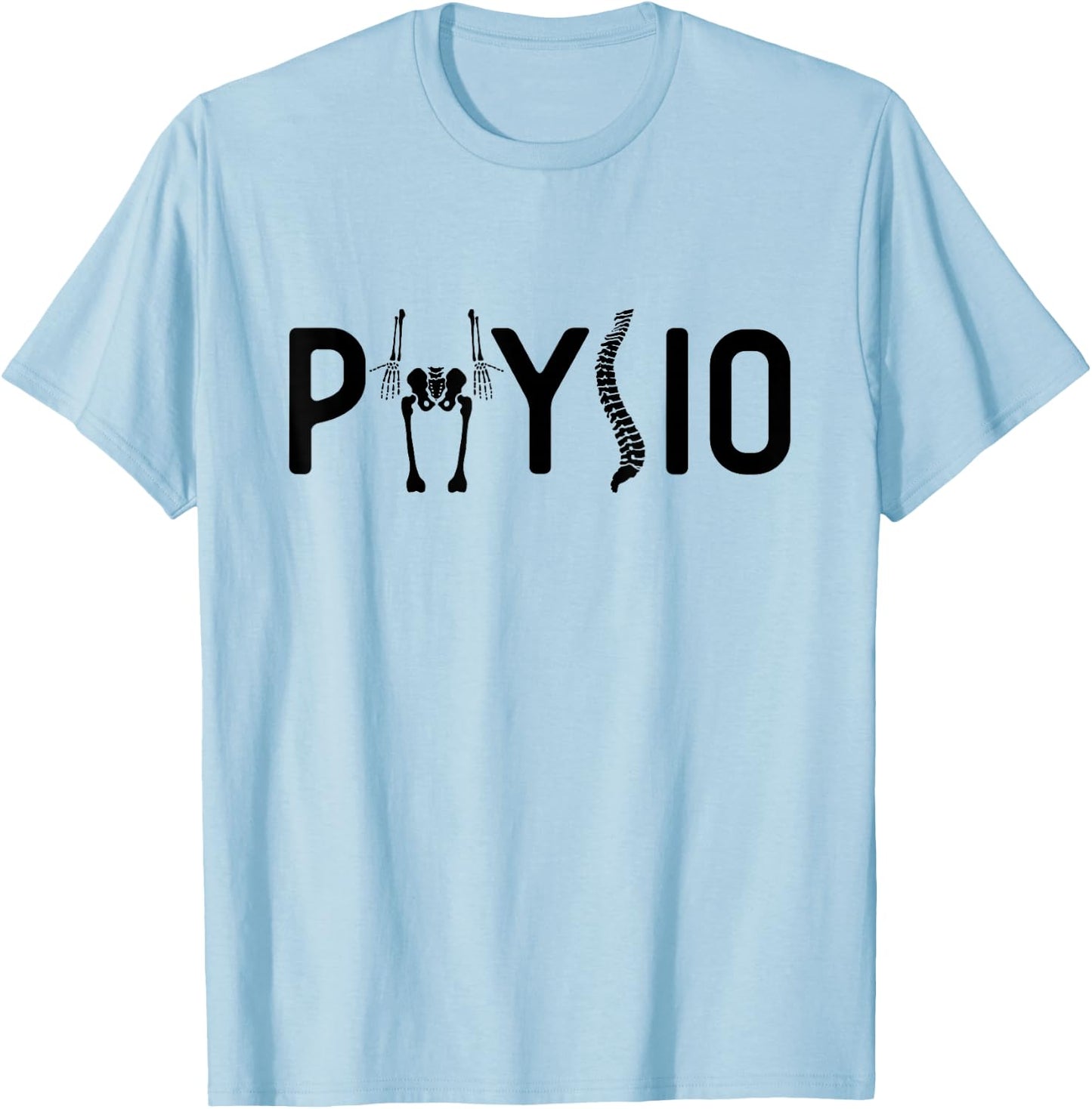 Physiotherapy physiotherapy physiotherapy physio , White, s T-Shirt - T-Shirt | Light Blue