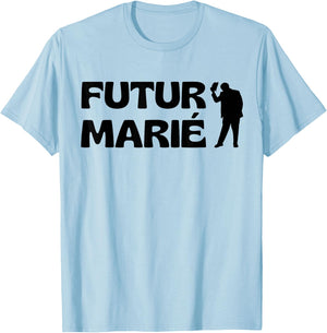 Future Groom Man Hat Wedding Costume EVG Party Humor , white, S T-Shirt - T-Shirt | Light Blue