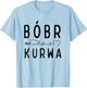 Polish Biber with "Bober Kurwa" "Yes Pierdole Bobr" , white, S T-Shirt - T-Shirt | Light Blue
