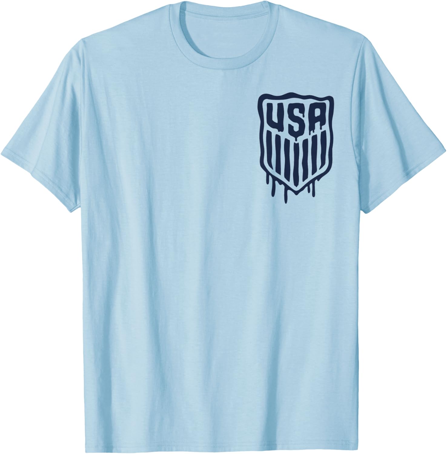 Officially Licensed US Soccer Federation Glory Drip Gear T-Shirt - T-Shirt | Light Blue