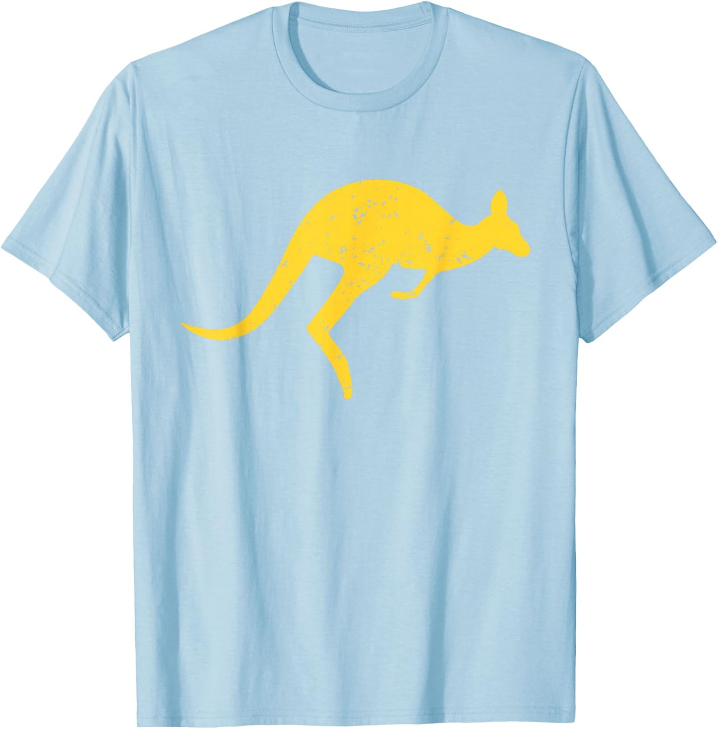 Vintage Kangaroo Australia Shirt Aussie Roo Kangaroo T-Shirt - T-Shirt | Light Blue