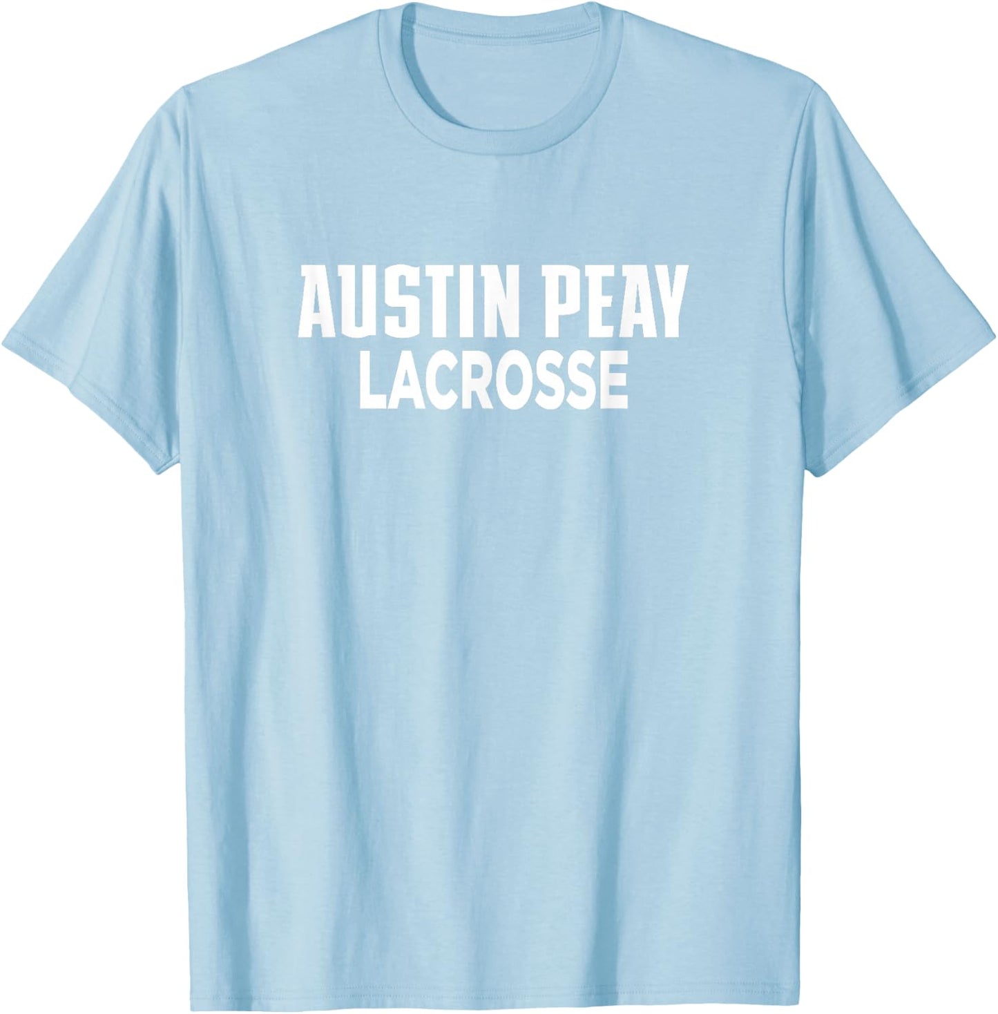 Austin Peay State University Lacrosse Governors Apparel Fans T-Shirt - T-Shirt | Light Blue
