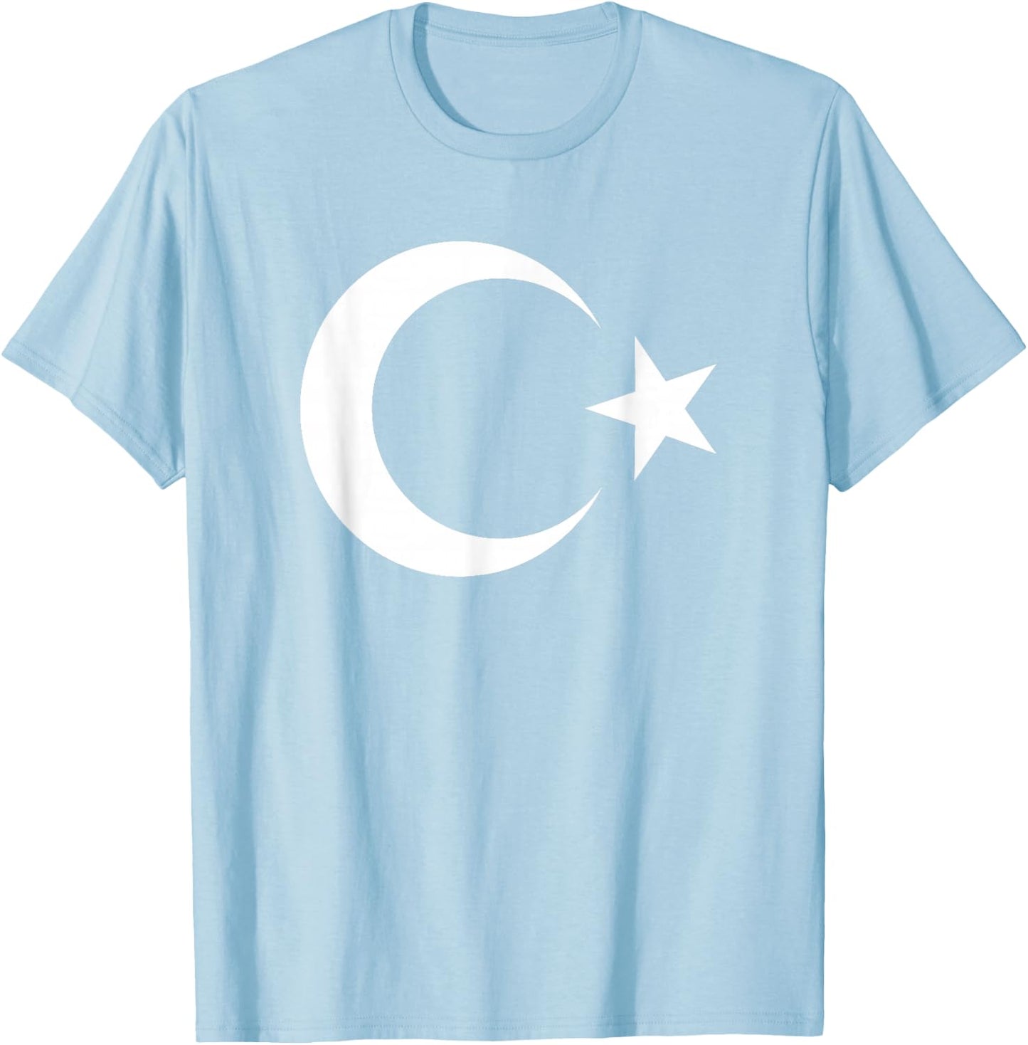 Turkey Turkish Flag Turk Bayragi Ay Yildiz , red T-Shirt - T-Shirt | Light Blue