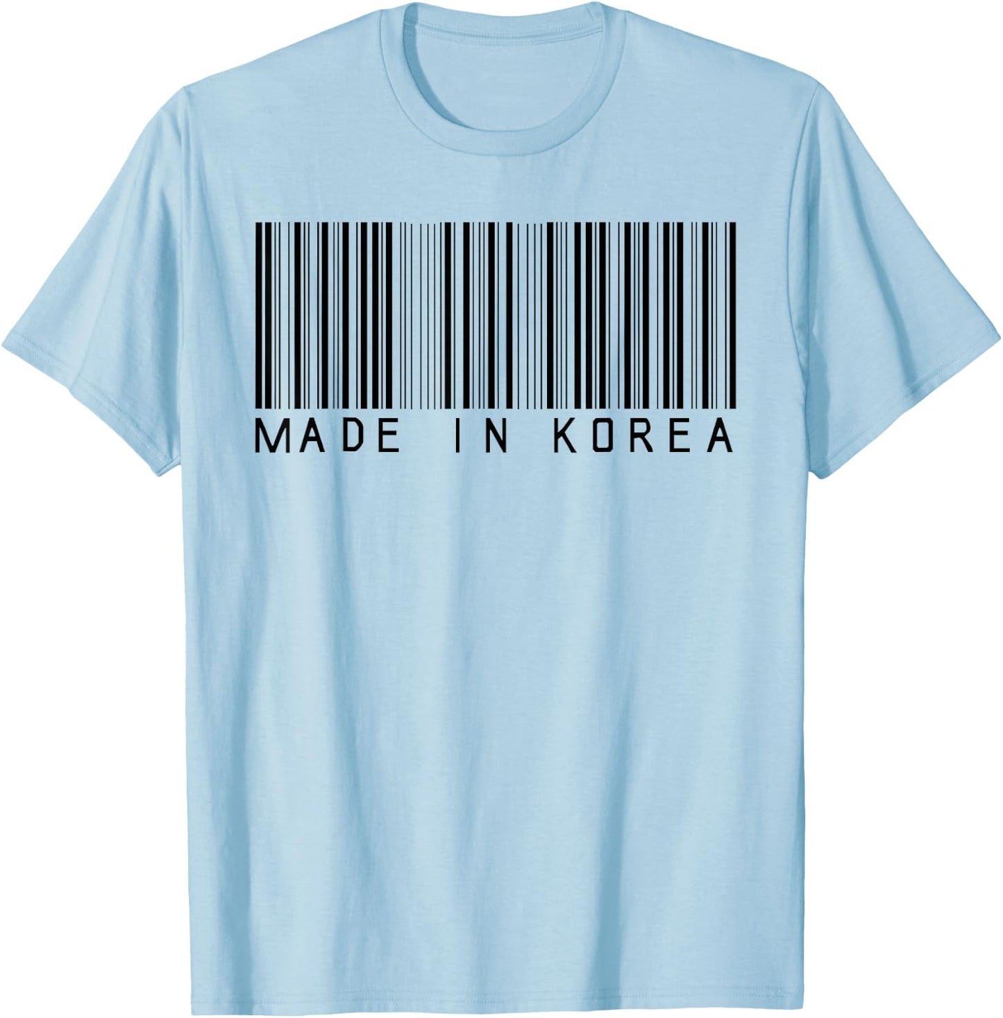 Made In Korea | K-Pop K-Drama Korean Culture T-Shirt - T-Shirt | Light Blue