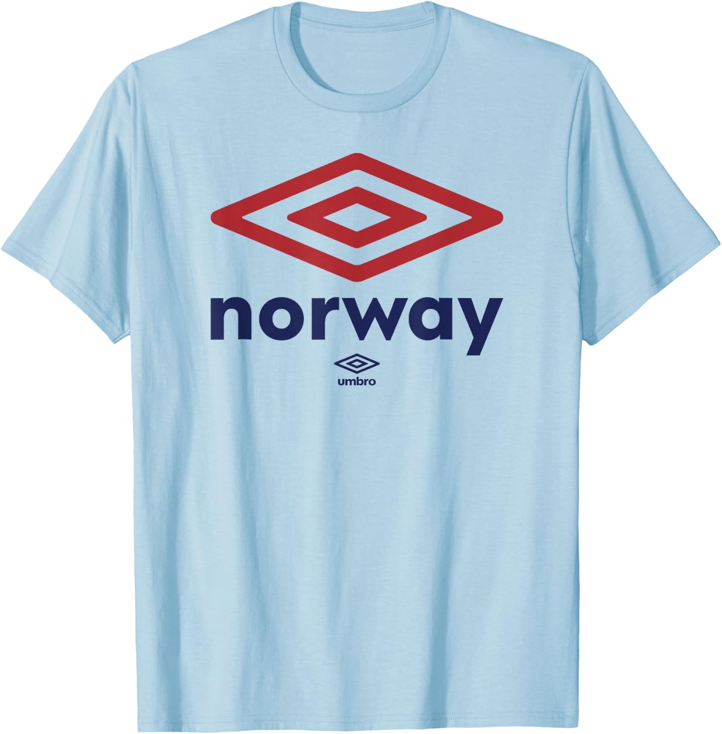 Umbro International Soccer Diamond Norway Logo T-Shirt - T-Shirt | Light Blue