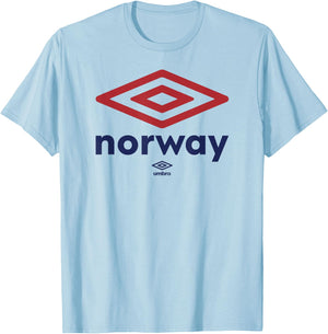 Umbro International Soccer Diamond Norway Logo T-Shirt - T-Shirt | Light Blue
