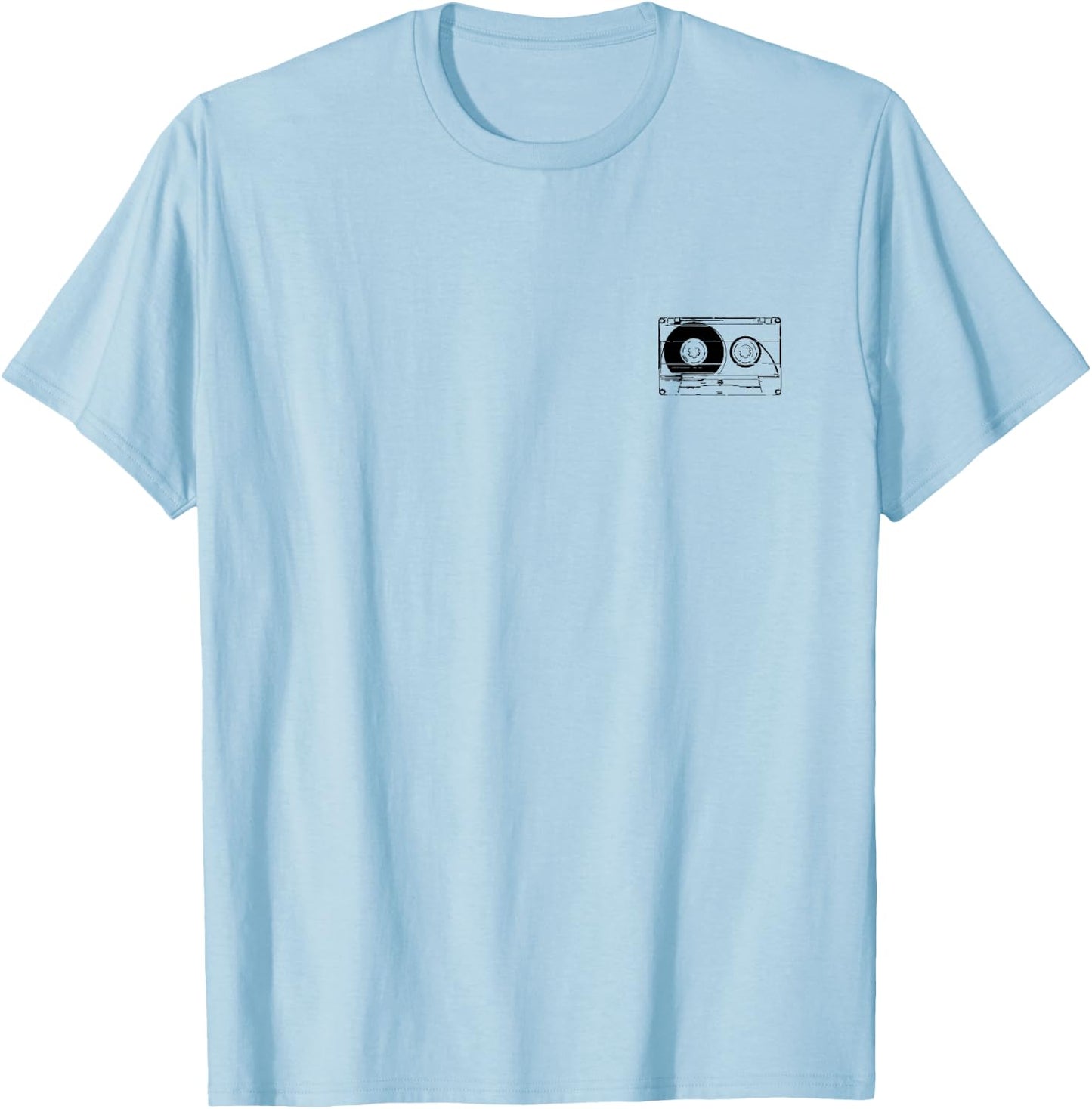 Kassette Old School Audioband Mixtape Kassette T-Shirt - T-Shirt | Light Blue