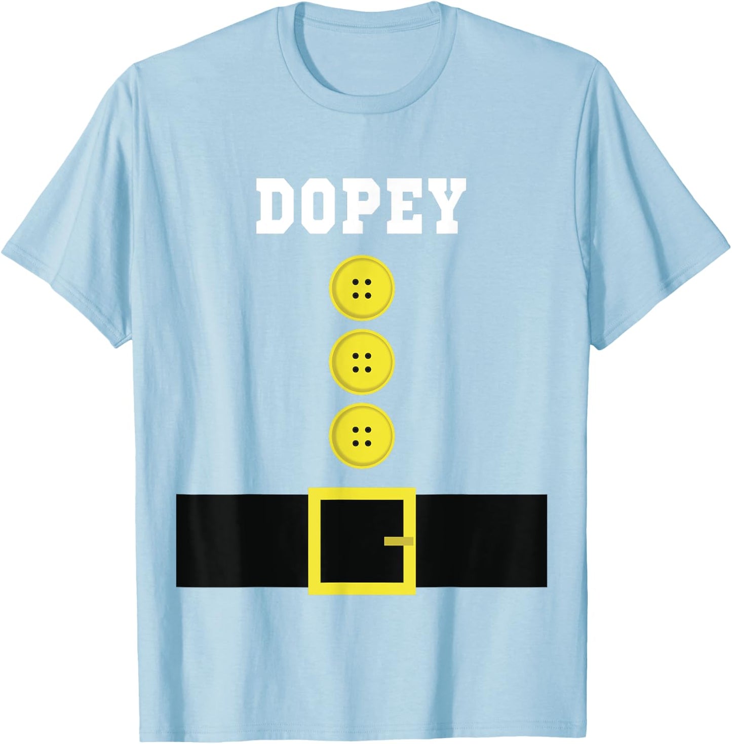 Funny DOPEY Halloween Costume Gift Novelty Shirt T-Shirt - T-Shirt | Light Blue