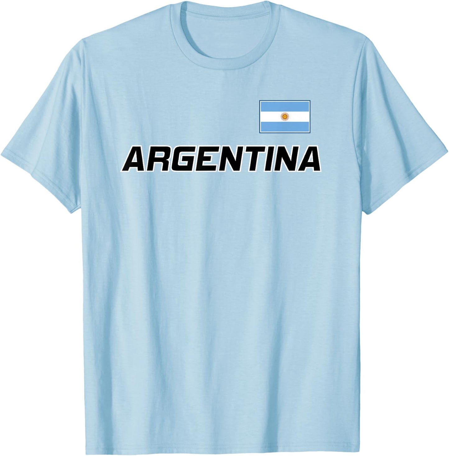 Retro Argentina Shirt Souvenir Argentinian Vintage Throwback T-Shirt - T-Shirt | Light Blue