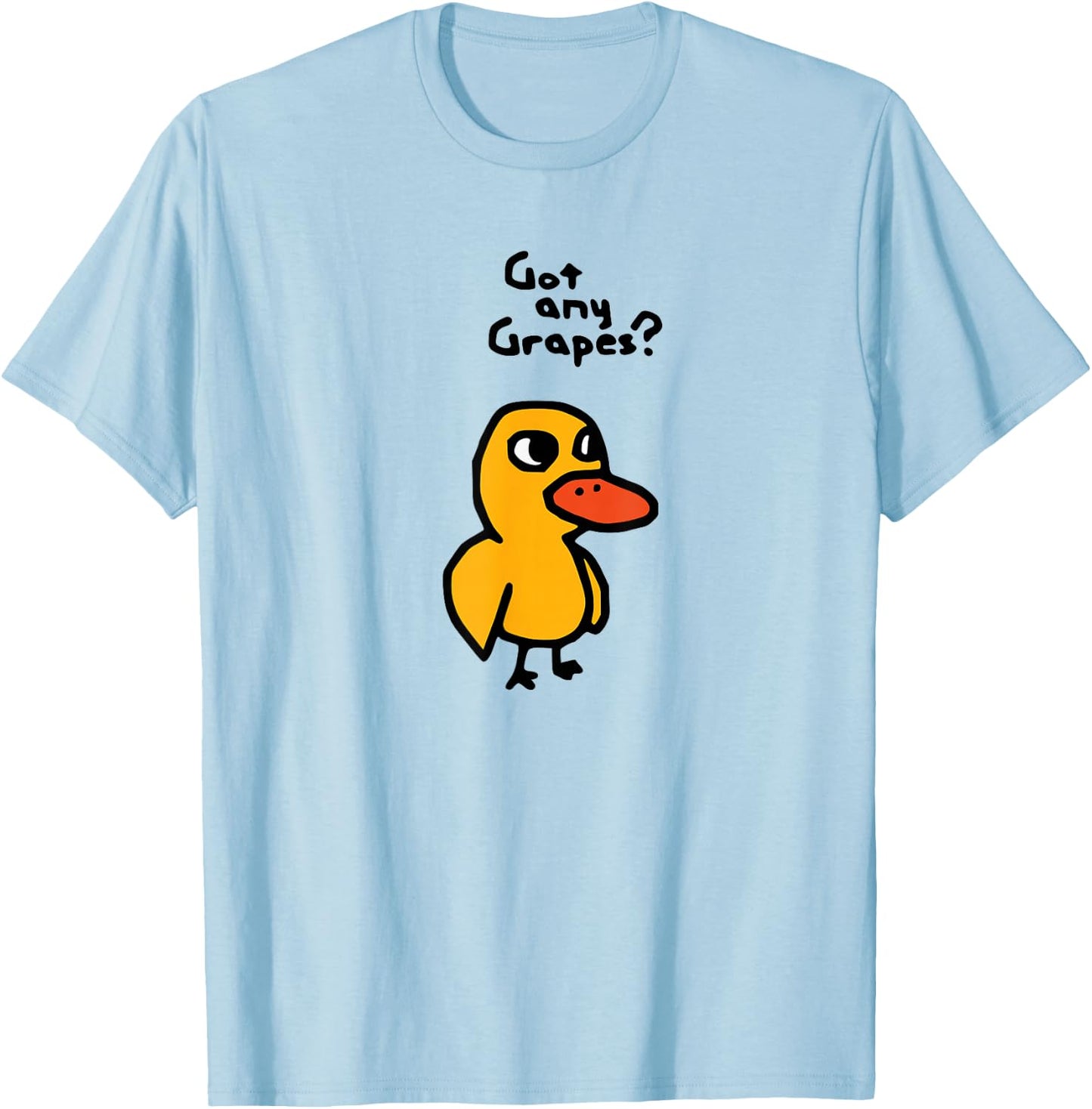 The Duck Song Got Any Grapes Ice Fresh Lemonade Funny Meme T-Shirt - T-Shirt | Light Blue