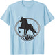 TWH Tennessee Walking Horse Equestrian Trending Horses T-Shirt - T-Shirt | Light Blue