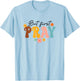But First Pray Groovy Christian Faith Jesus God Religious T-Shirt - T-Shirt | Light Blue