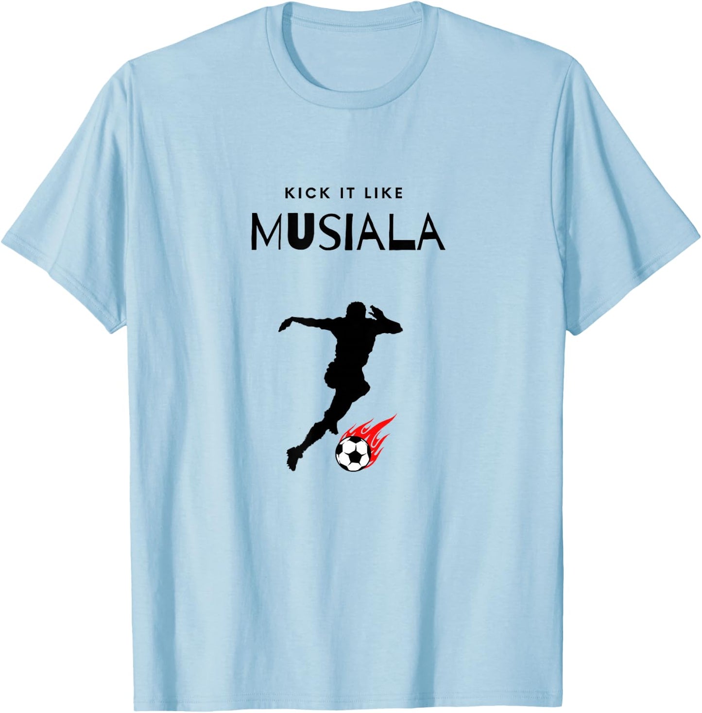 Kick it like MUSIALA T-Shirt - T-Shirt | Light Blue