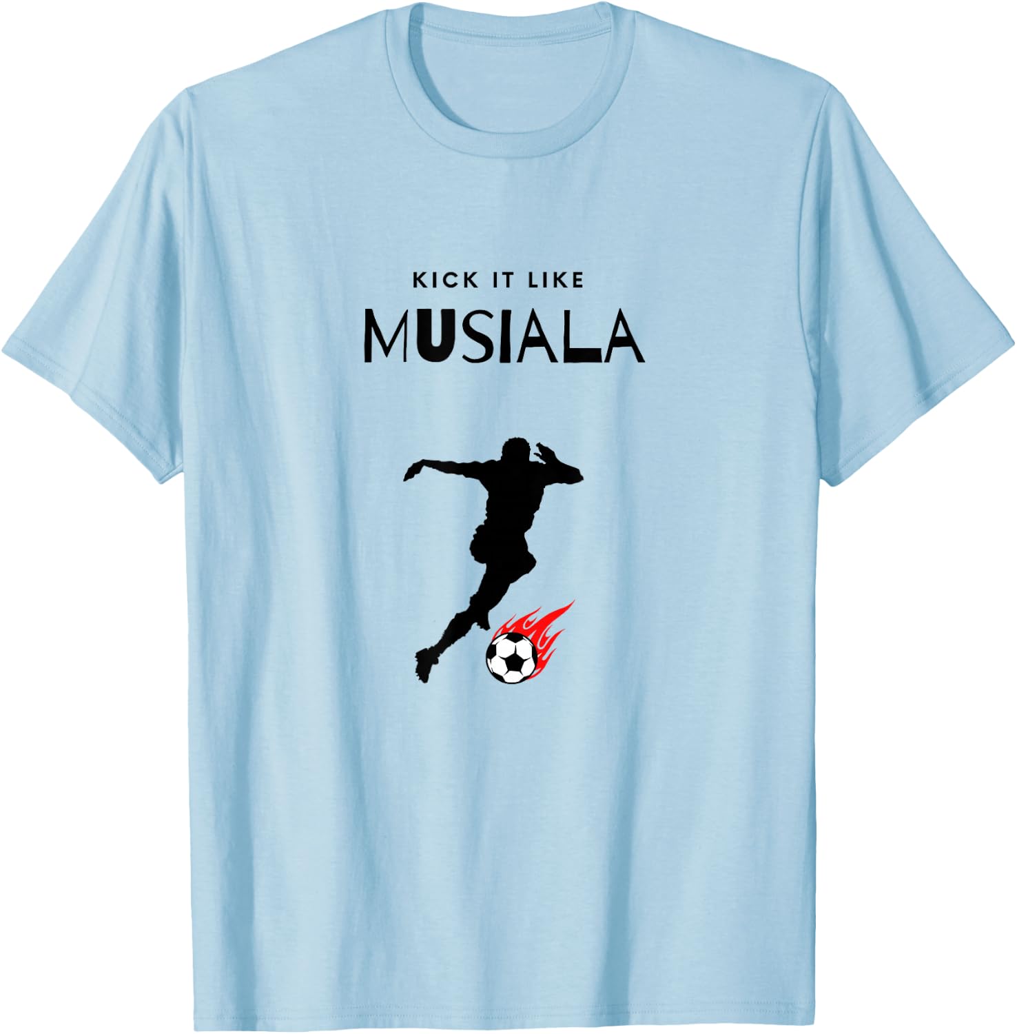 Kick it like MUSIALA T-Shirt - T-Shirt | Light Blue