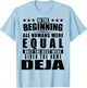 Name Deja First Name Gifts - Funny Personalized Gift T-Shirt - T-Shirt | Light Blue