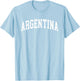 Retro Argentina Shirt Souvenir Argentinian Vintage Throwback T-Shirt - T-Shirt | Light Blue