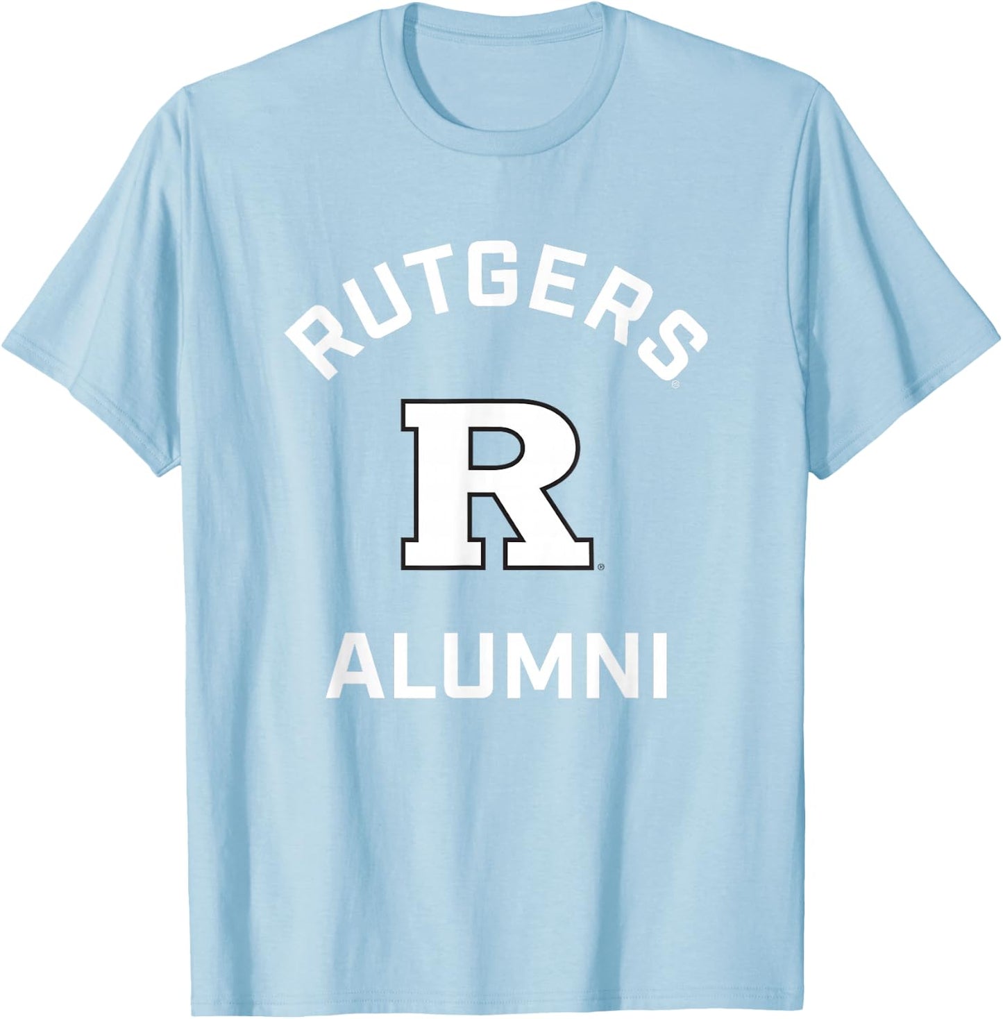 Rutgers University Scarlet Knights Arched Alumni T-Shirt - T-Shirt | Light Blue