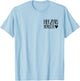 with German Text "Herzensmensch Freundinnen Beste Freundinnen Beste Freundinnen", White T-Shirt - T-Shirt | Light Blue