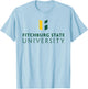Fitchburg State University Falcons Wordmark Logo T-Shirt - T-Shirt | Light Blue