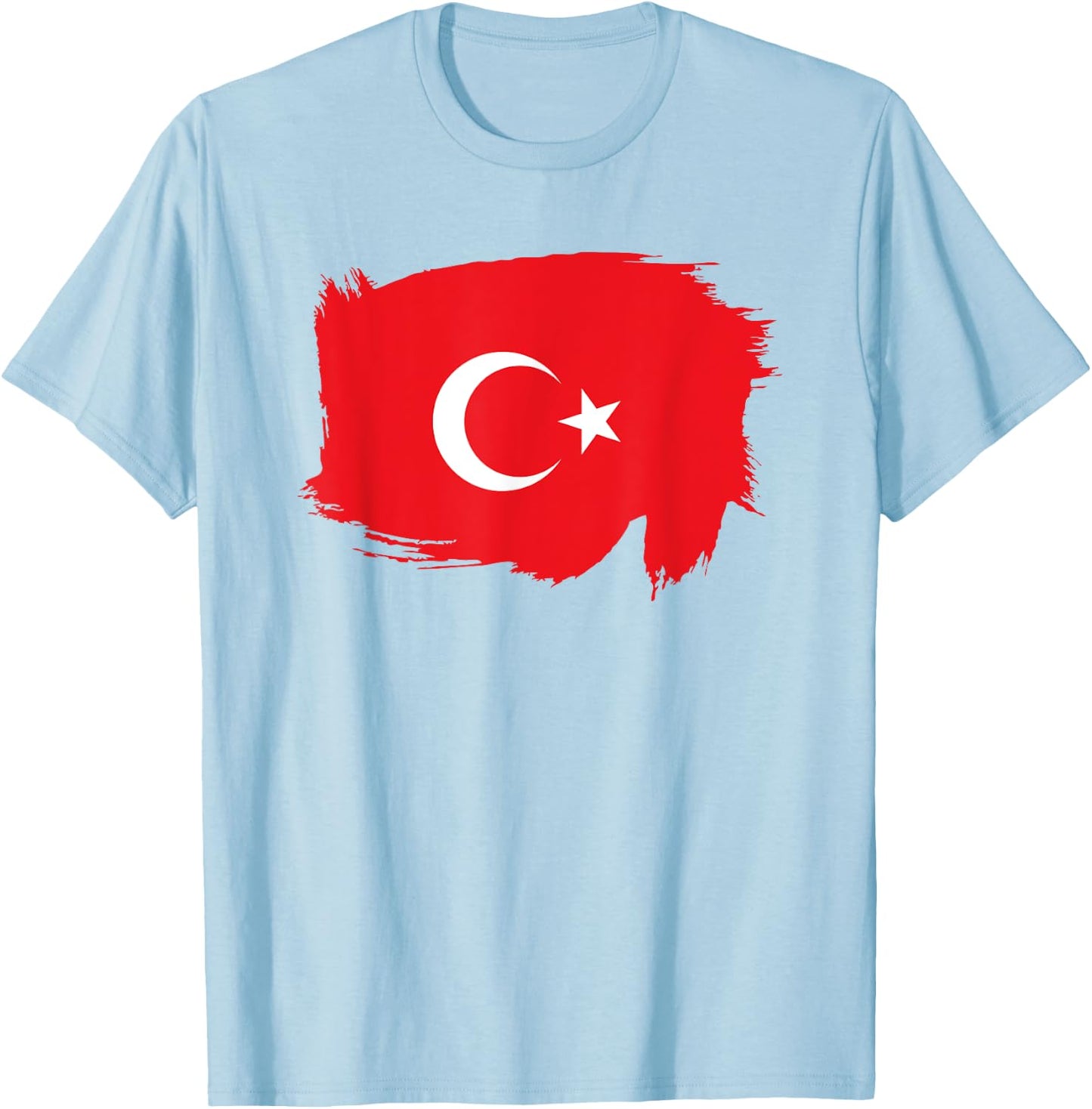 Türkei Flagge Türk Bayragi Design Damen Herren Deko Türkiye T-Shirt - T-Shirt | Light Blue