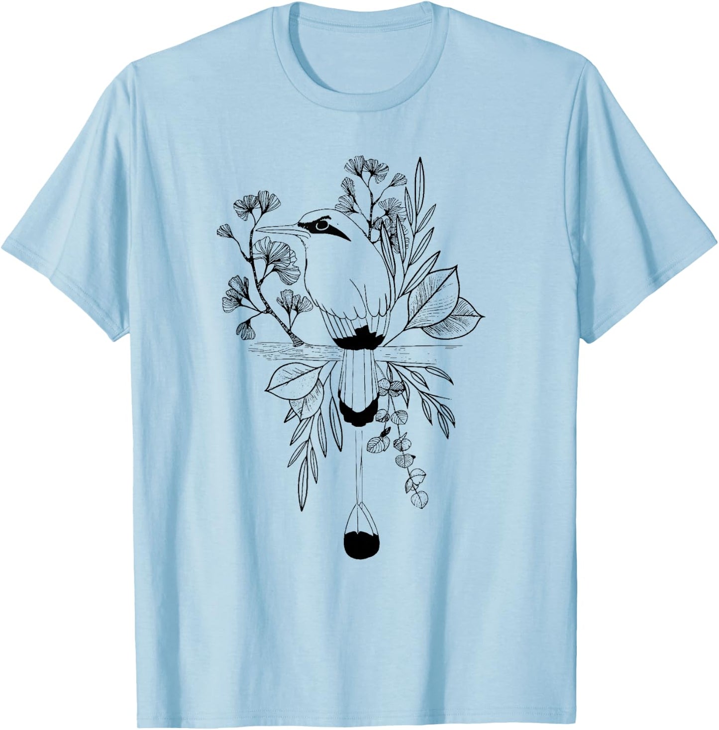 Torogoz bird Ave nacional El Salvador Nicaragua illustration T-Shirt - T-Shirt | Light Blue
