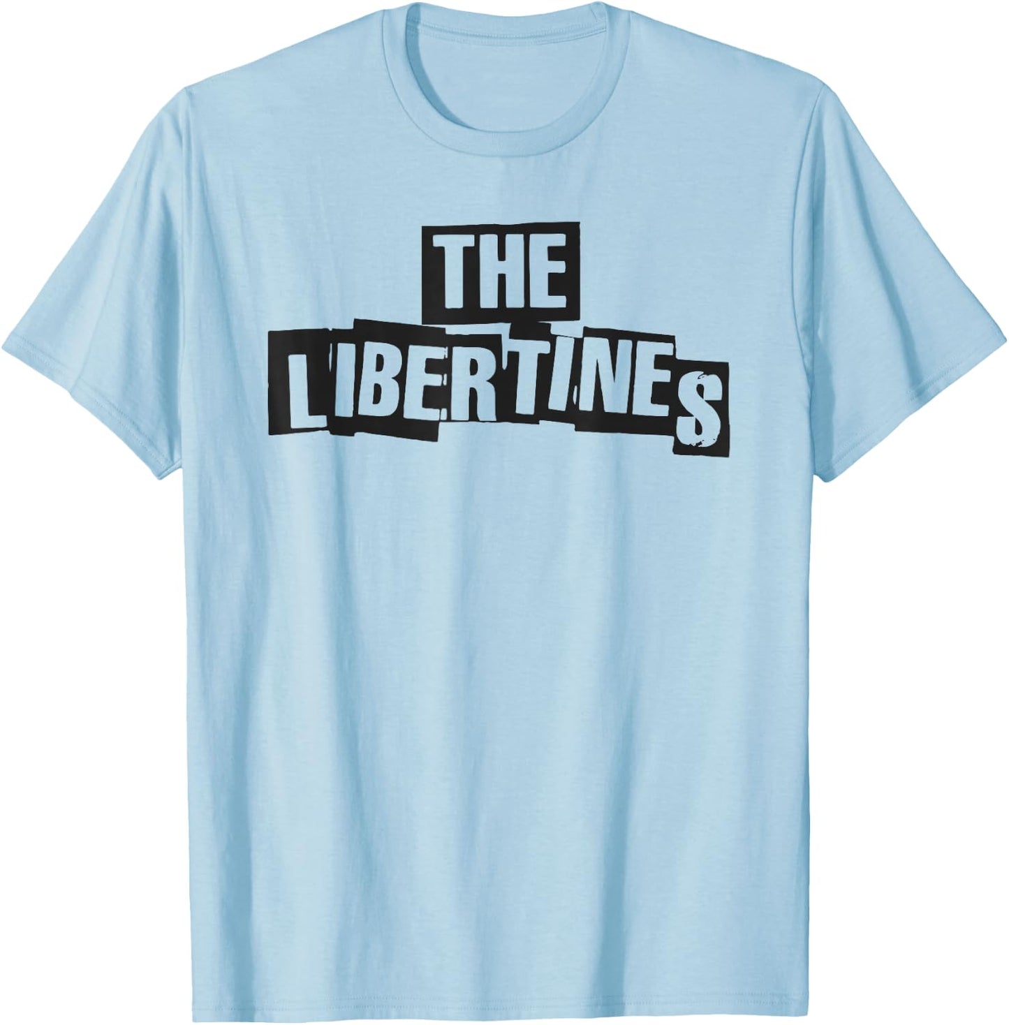 The Libertines – Black Logo T-Shirt - T-Shirt | Light Blue