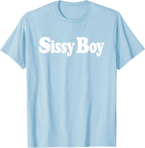 SISSY BOY FEMBOY , Pink, S T-Shirt - T-Shirt | Light Blue