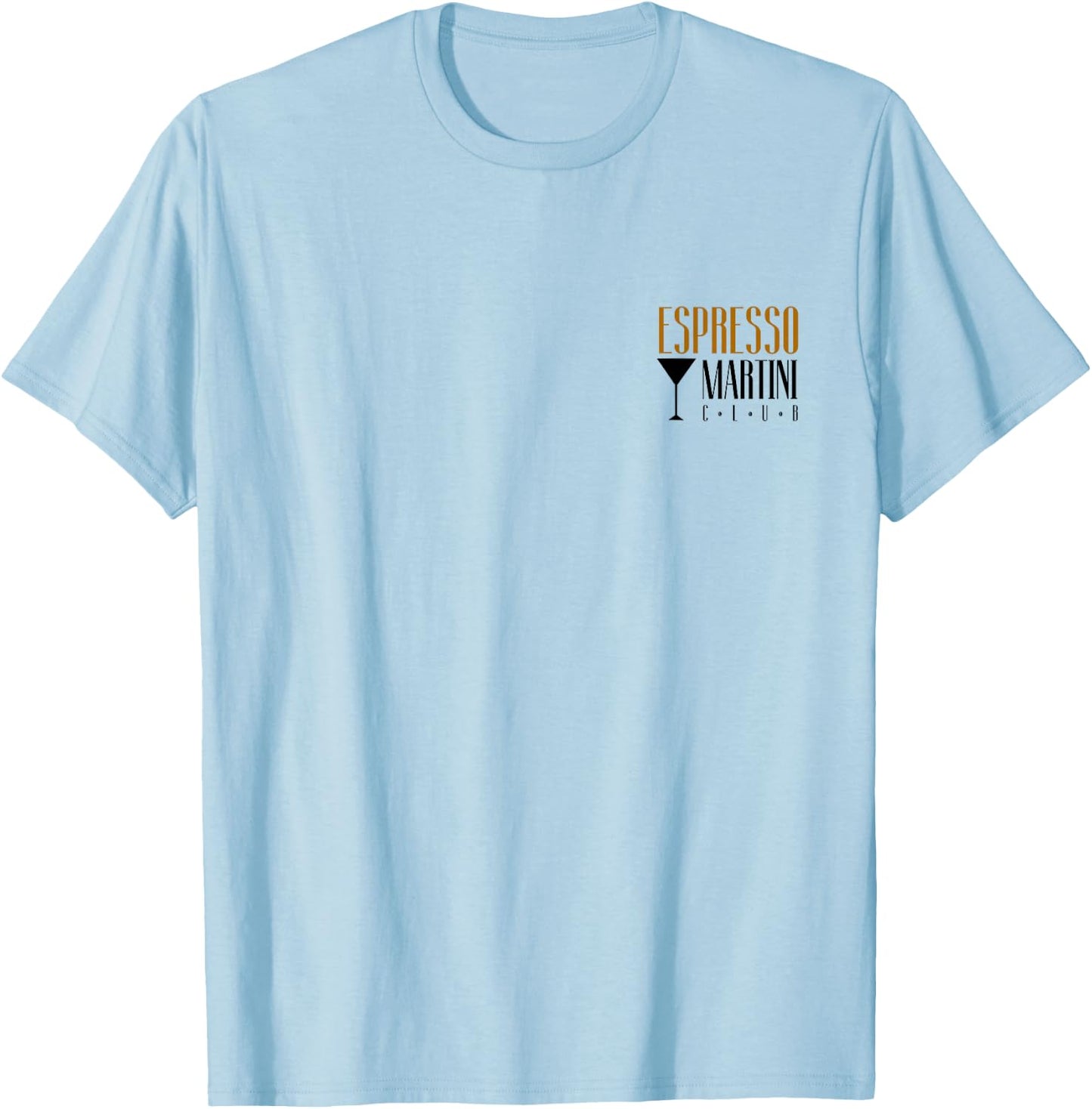 Espresso Martini Club | Kaffee Cocktail Cafe Coffee Bar Team T-Shirt - T-Shirt | Light Blue