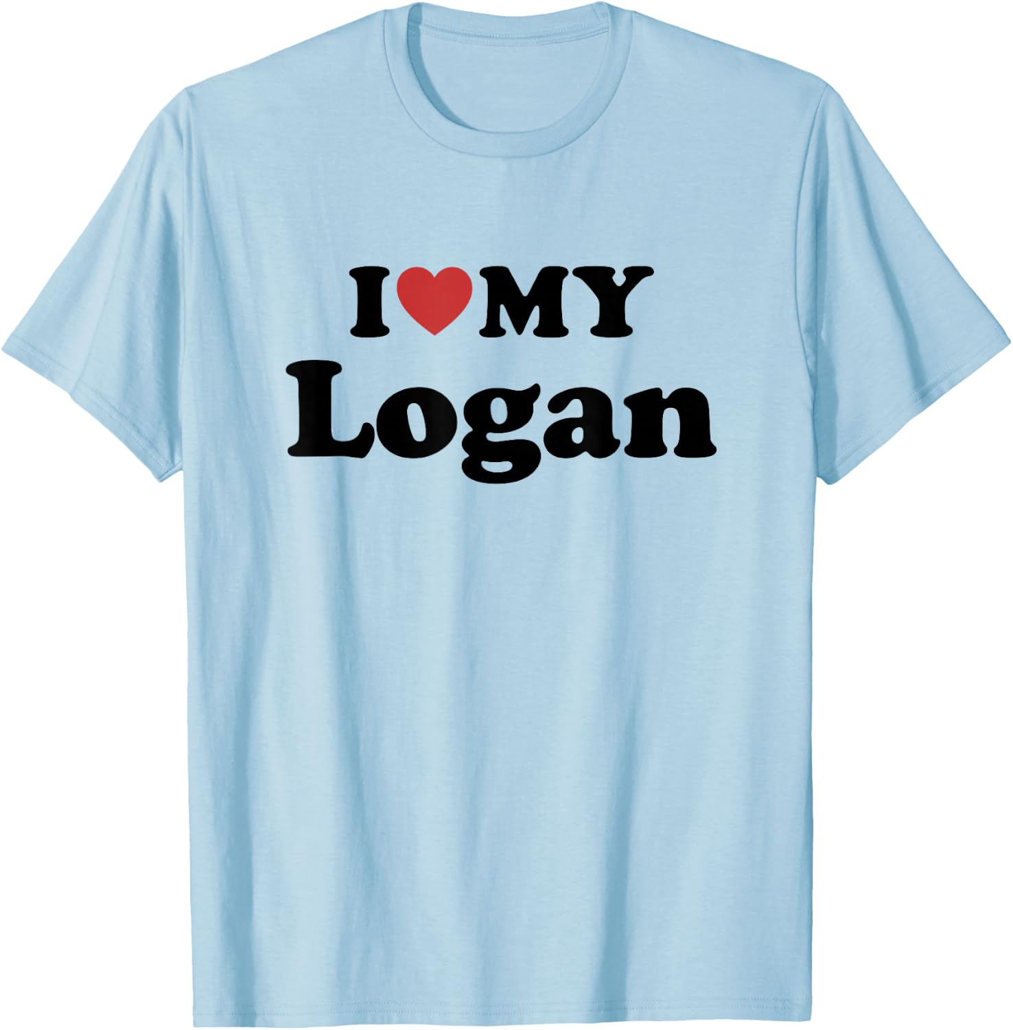 I Love My Logan T-Shirt - T-Shirt | Light Blue