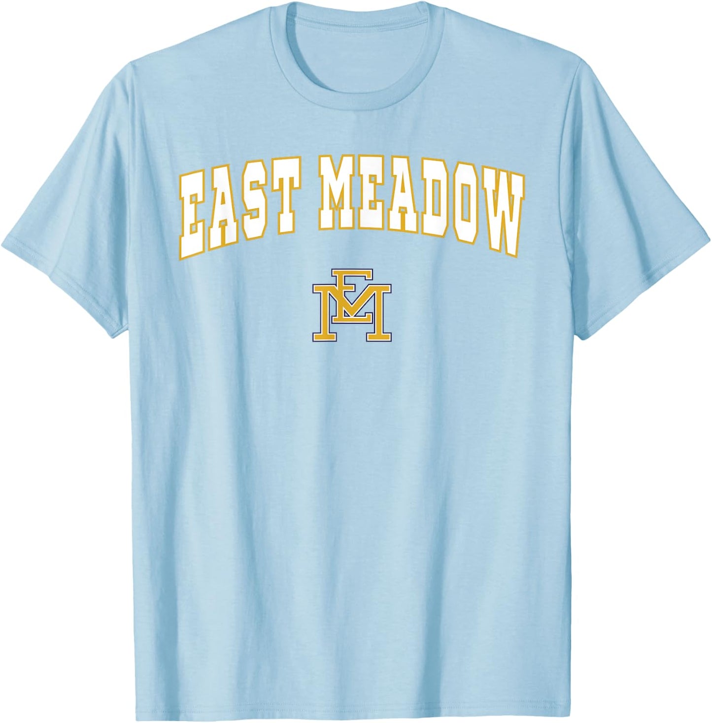 East Meadow High School Jets T-Shirt - T-Shirt | Light Blue