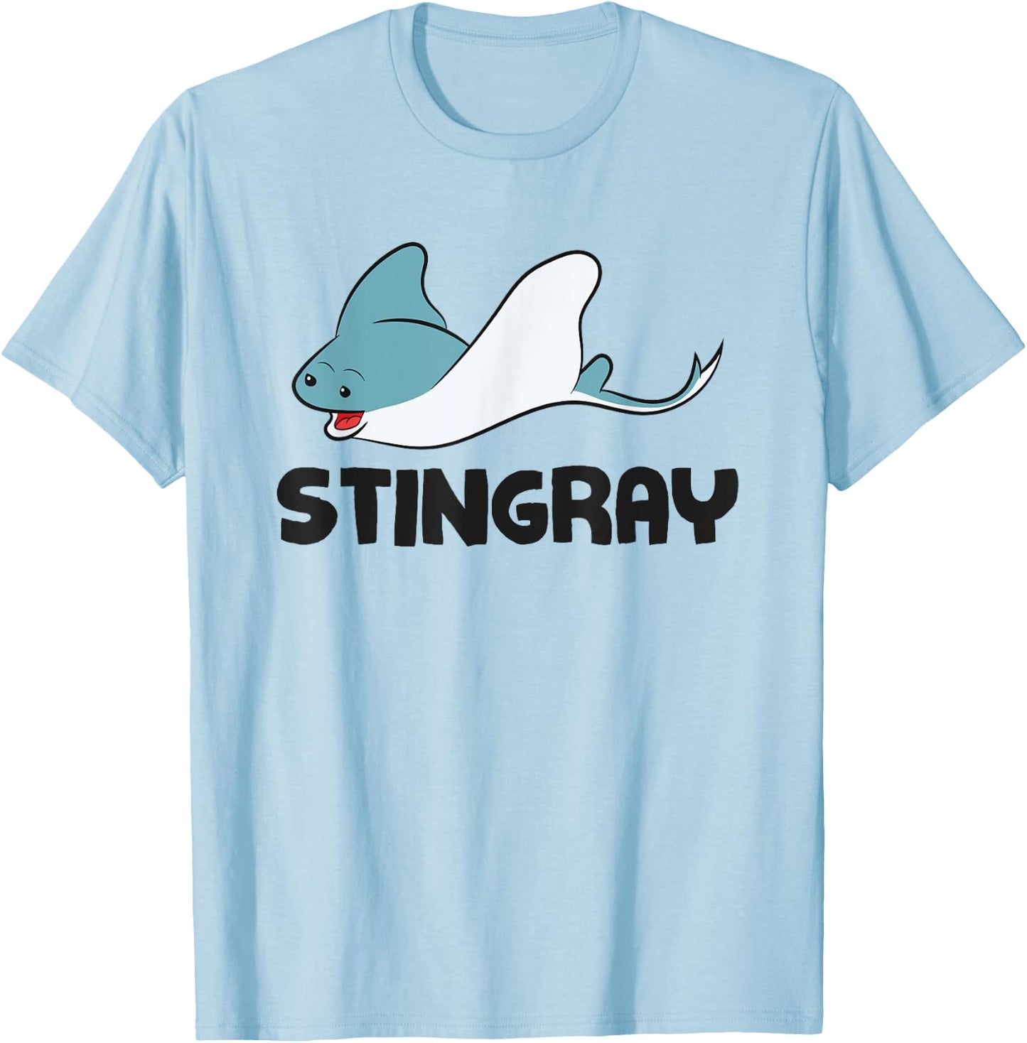 Stingray Ocean Sharks Love Stingrays T-Shirt - T-Shirt | Light Blue