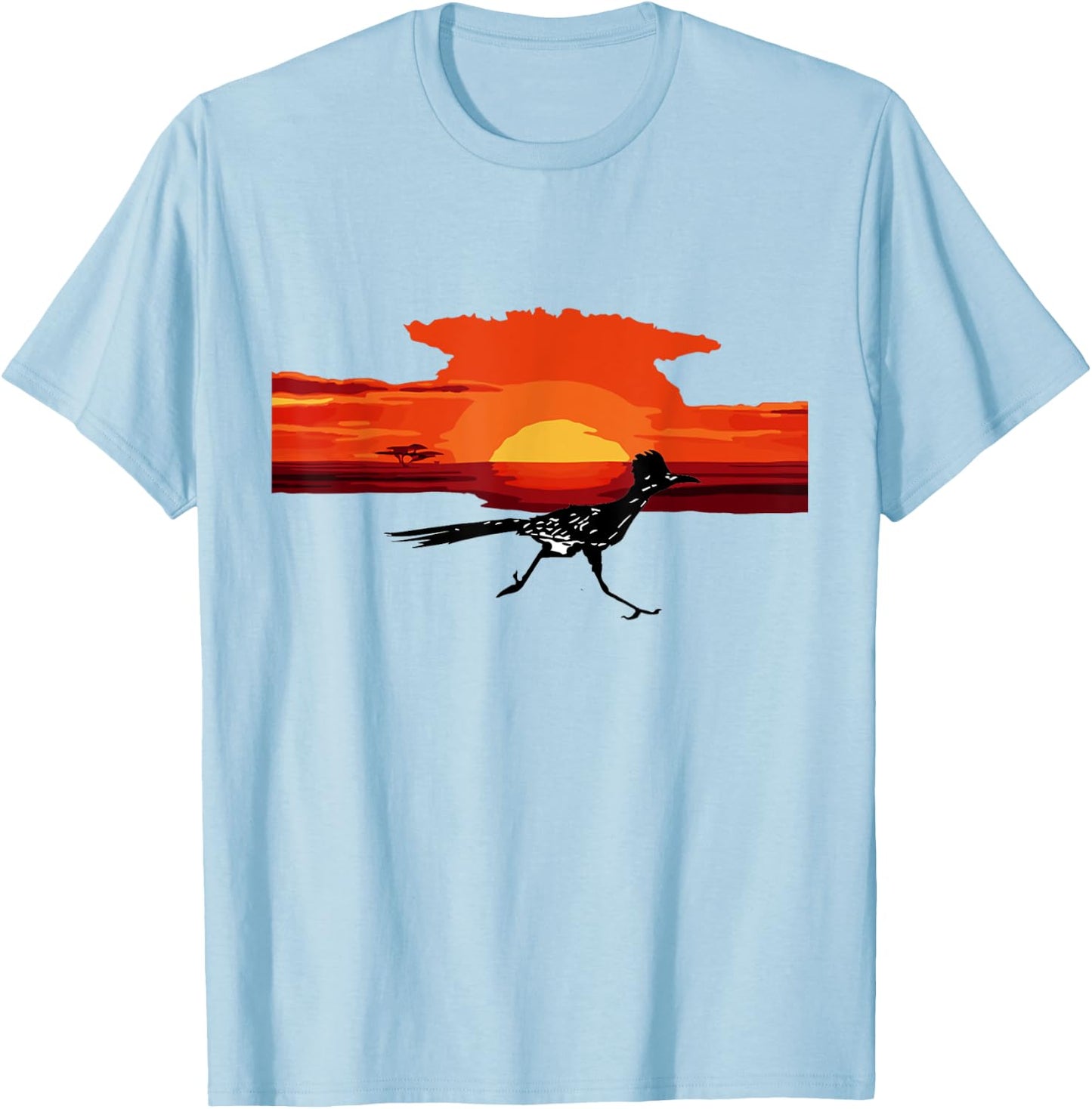 Cross Country Coach Track Running Road Runner T-Shirt - T-Shirt | Light Blue