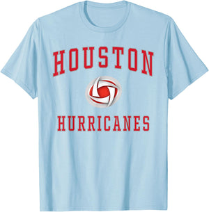 Houston High School Hurricanes T-Shirt - T-Shirt | Light Blue