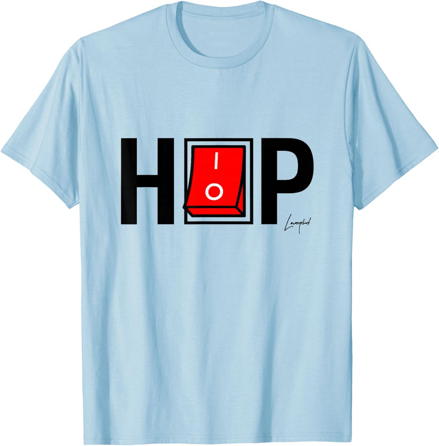 Hip Hop Rap Music Urban Street Art Design T-Shirt - T-Shirt | Light Blue