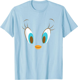 Looney Tunes Tweety Head T-Shirt - T-Shirt | Light Blue