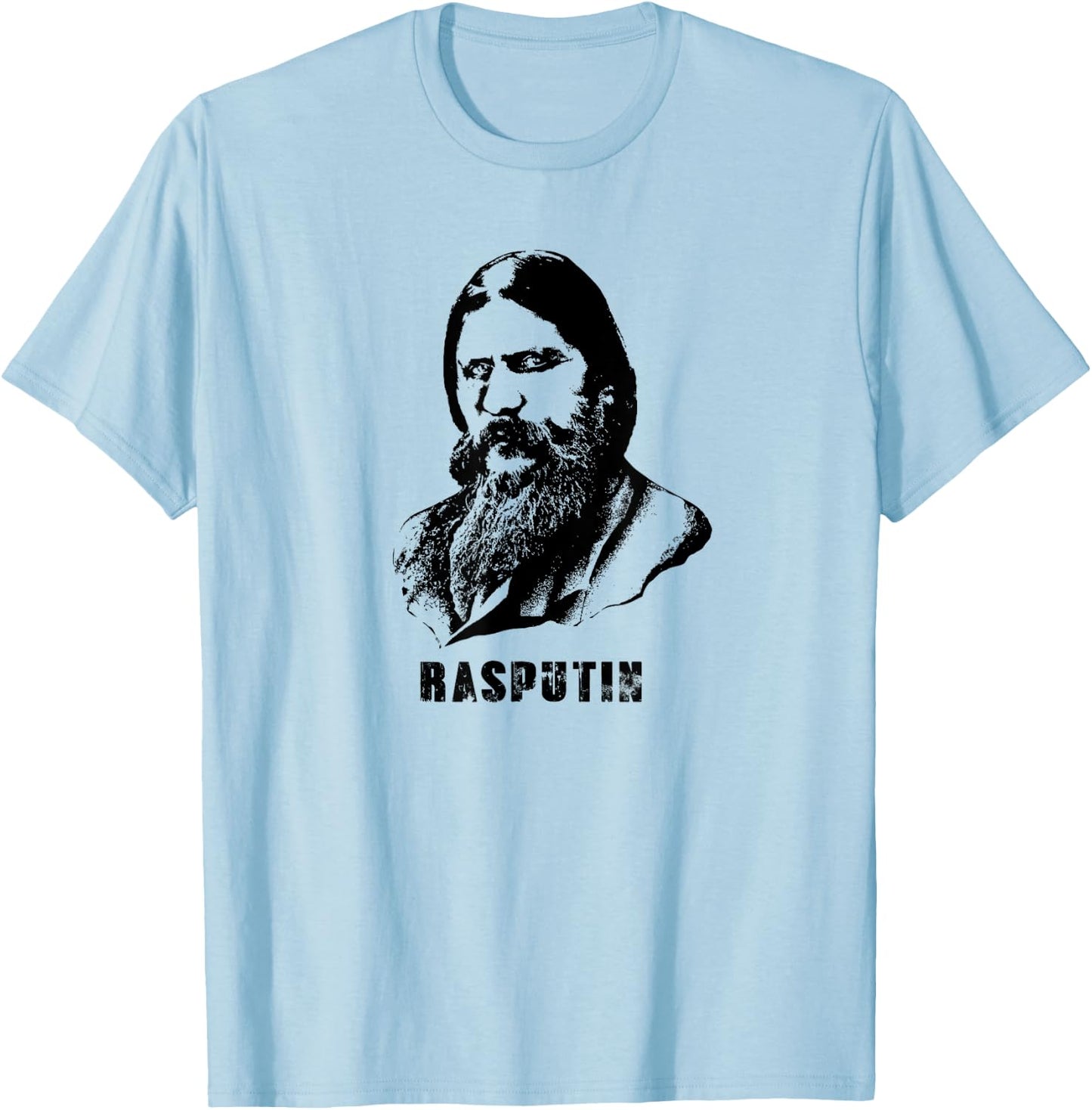 Grigori Rasputin Russian Revolution Romanov T-Shirt - T-Shirt | Light Blue