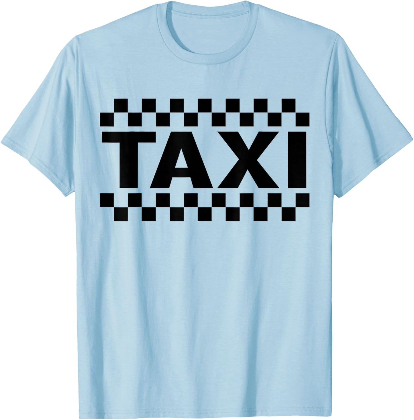 Pretend I'm a Taxi Halloween Costume Driver Uniform Funny T-Shirt - T-Shirt | Light Blue