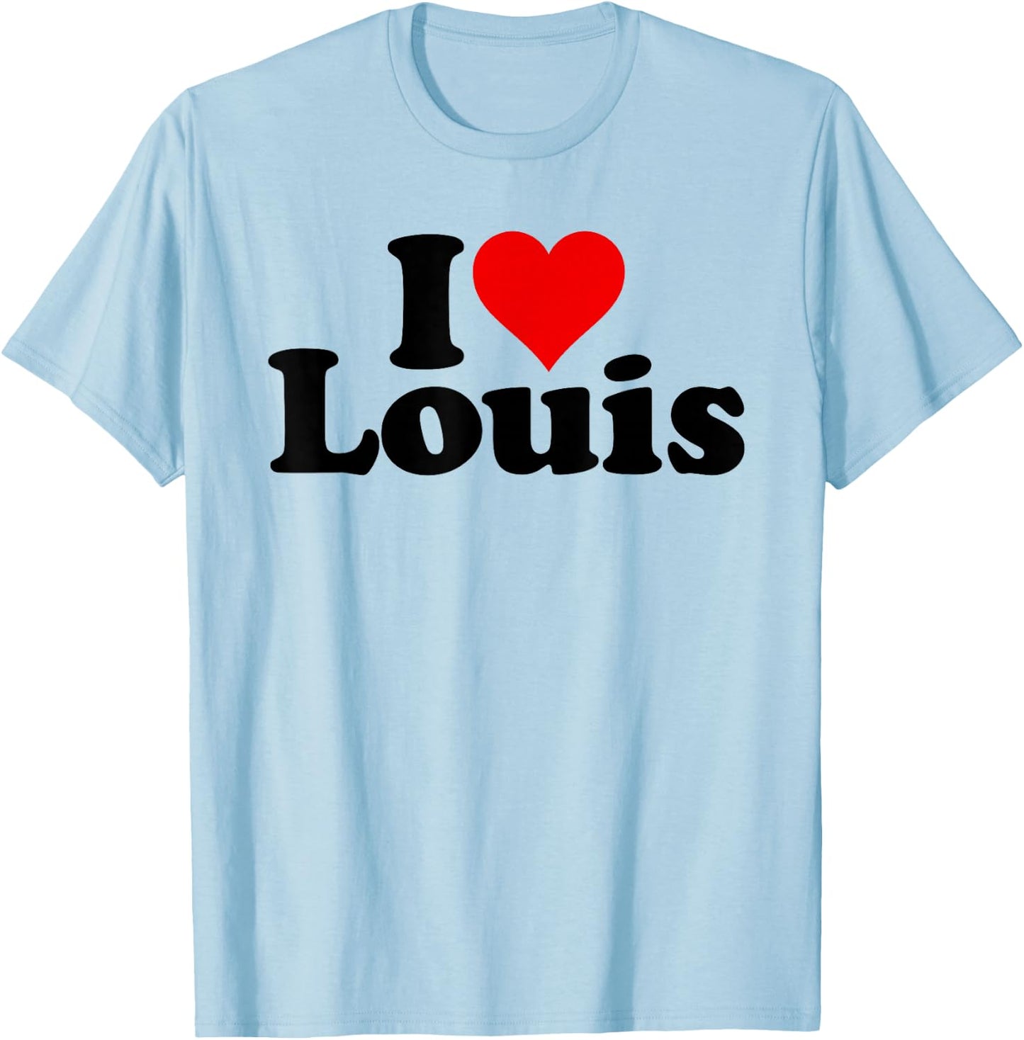 Ich Liebe Herz Louis T-Shirt - T-Shirt | Light Blue