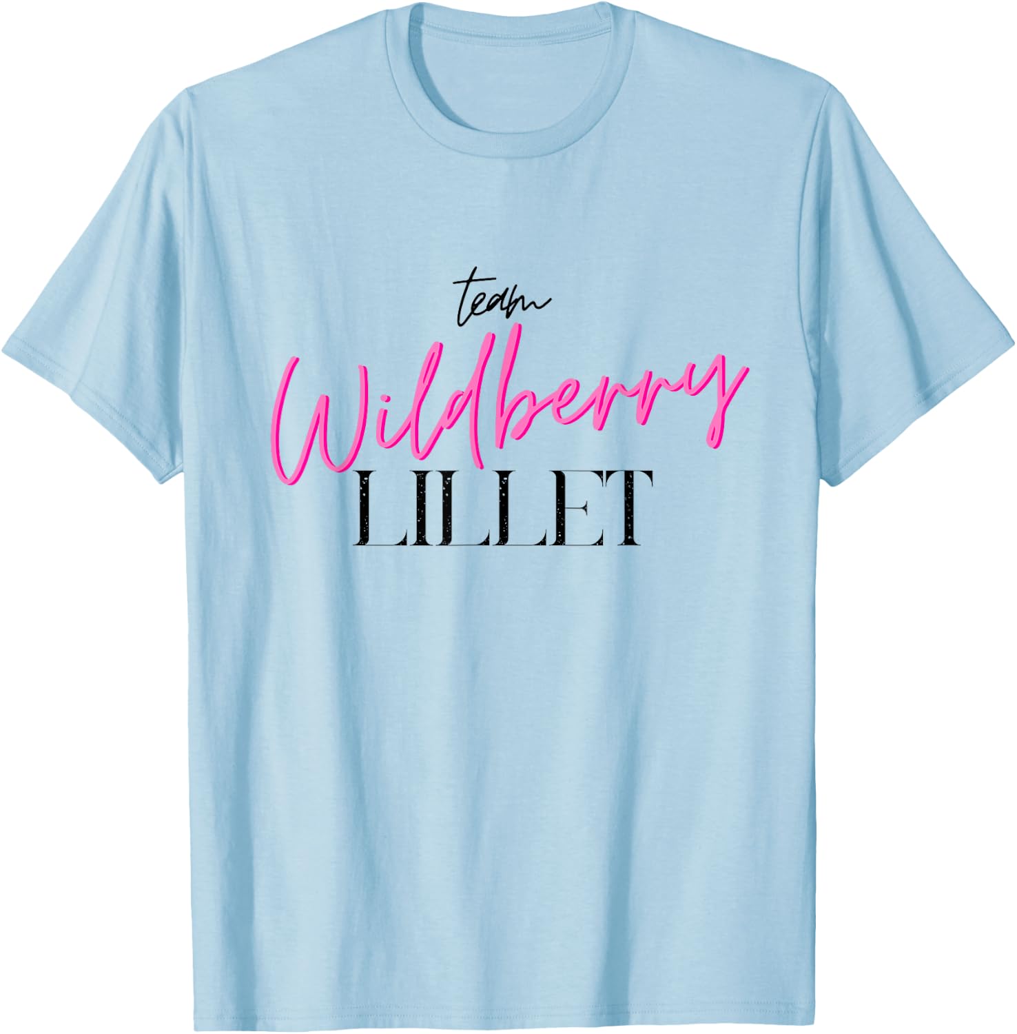 Team Wildberry Lillet I Summer Fruits Wine Cocktail Malle , White T-Shirt - T-Shirt | Light Blue